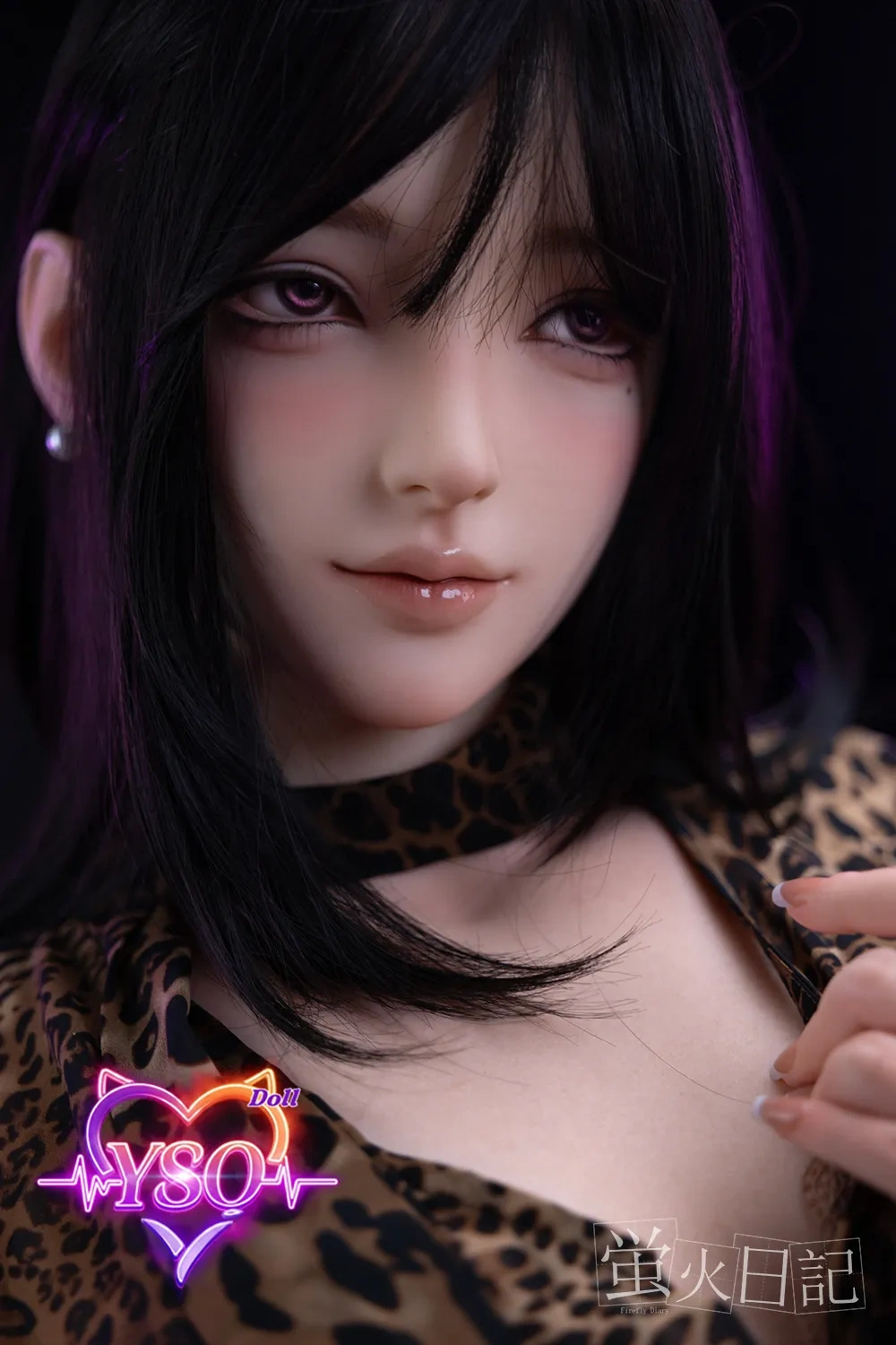LingLong - 161cm (5.28ft) Untamed Leopard Edition: Platinum Silicone Sex Doll with Captivating Big Eyes & Fully Customizable Pro-Features.