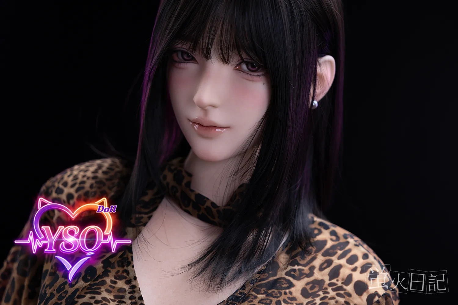 LingLong - 161cm (5.28ft) Untamed Leopard Edition: Platinum Silicone Sex Doll with Captivating Big Eyes & Fully Customizable Pro-Features.
