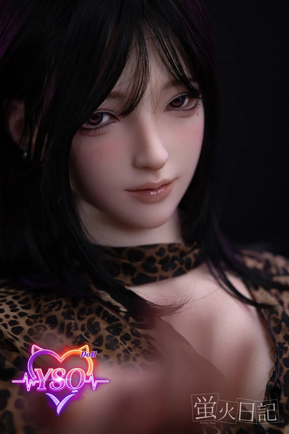 LingLong - 161cm (5.28ft) Untamed Leopard Edition: Platinum Silicone Sex Doll with Captivating Big Eyes & Fully Customizable Pro-Features.