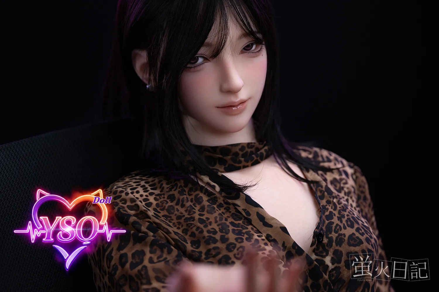 LingLong - 161cm (5.28ft) Untamed Leopard Edition: Platinum Silicone Sex Doll with Captivating Big Eyes & Fully Customizable Pro-Features.