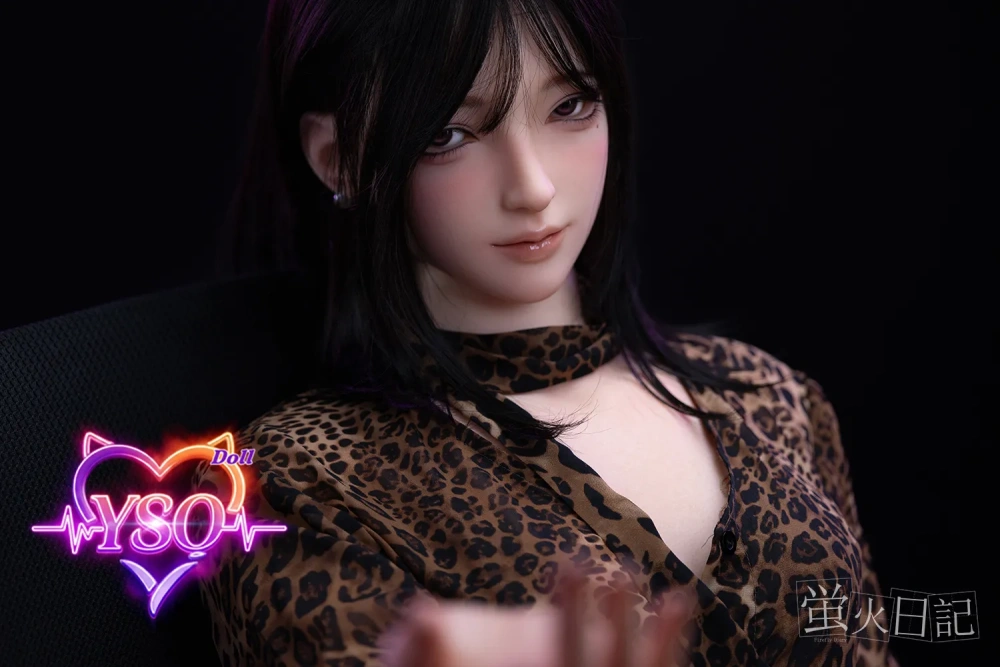LingLong - 161cm (5.28ft) Untamed Leopard Edition: Platinum Silicone Sex Doll with Captivating Big Eyes & Fully Customizable Pro-Features.