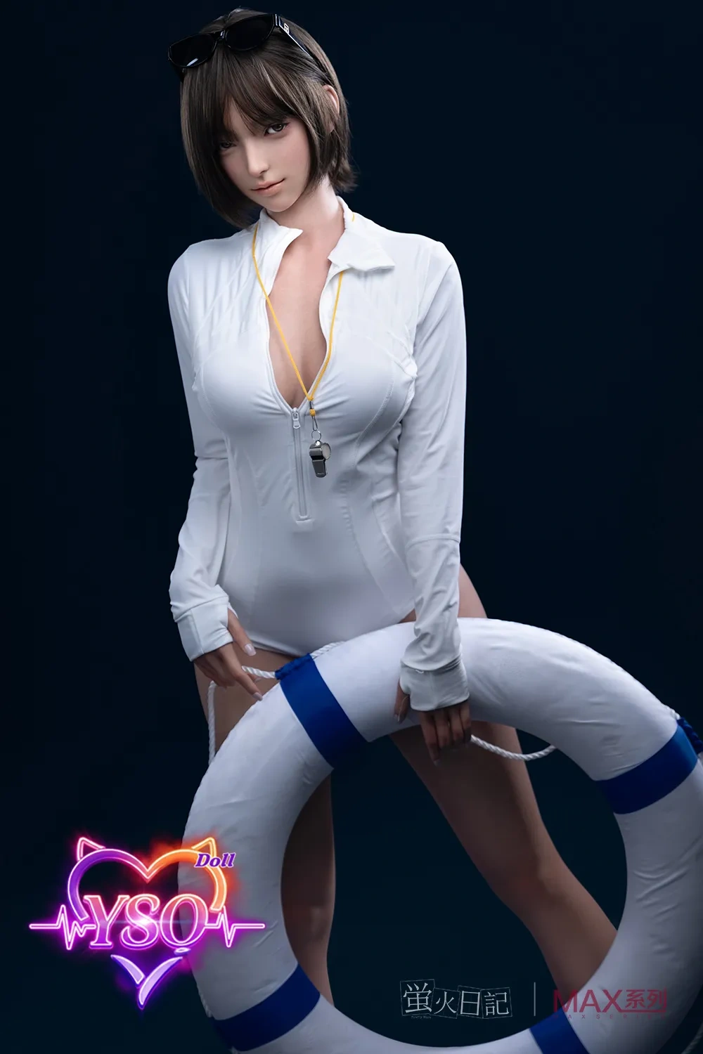LingLong - 165cm (5.4ft) Ethereal White Edition: Premium Solid Silicone Sex Doll - Pure Innocence with Full Customization