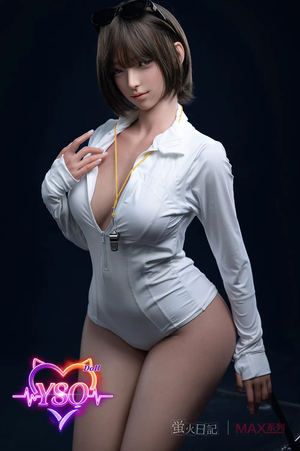 LingLong - 165cm (5.4ft) Ethereal White Edition: Premium Solid Silicone Sex Doll - Pure Innocence with Full Customization