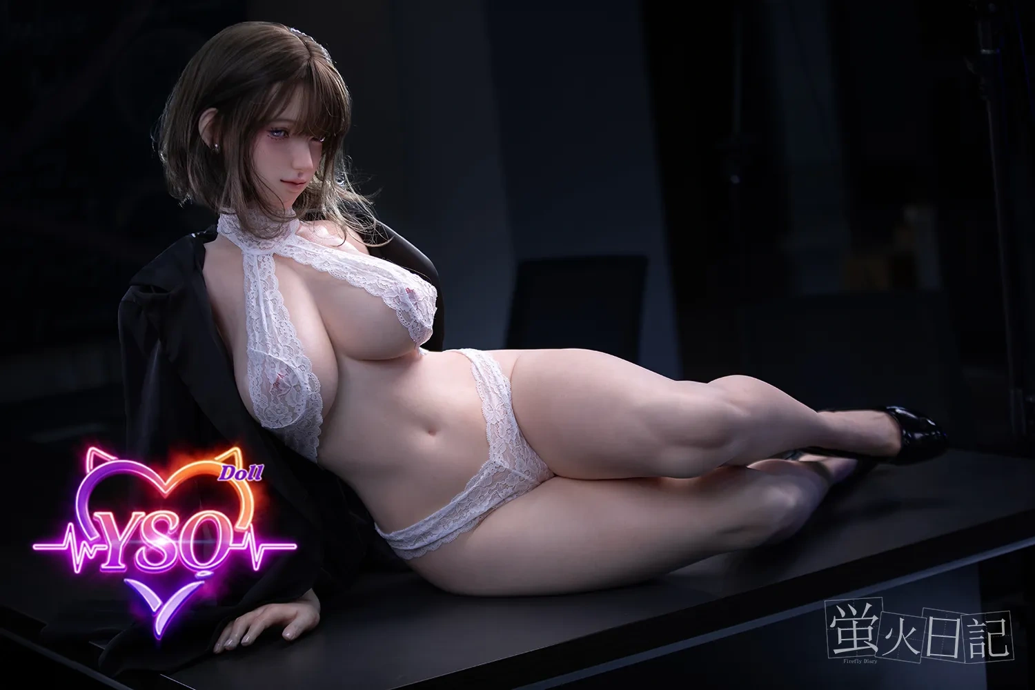 LingLong - 164cm (5.38ft) Elite Office Edition: Platinum Silicone Sex Doll - Professional Secretary Persona & 100% Fully Customizable Functionality