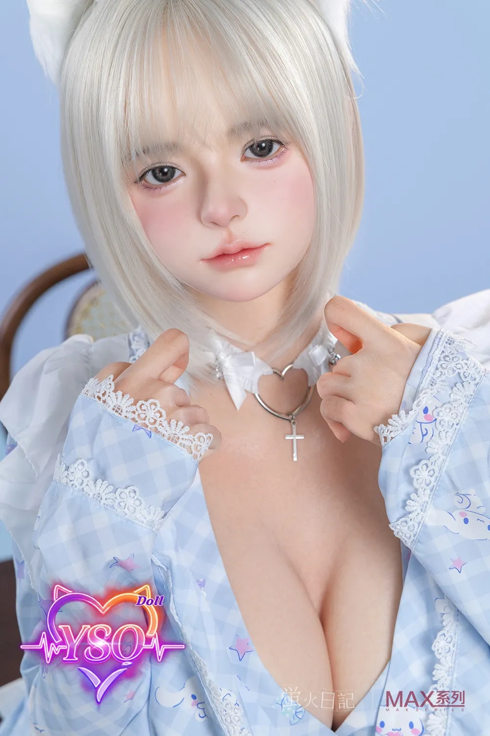LiuLi - 160cm (5.25ft) Mythical White-Haired Beauty: Premium Silicone Art Doll - Enchanting Anime Aesthetic & Fully Customizable High-Tech Companion
