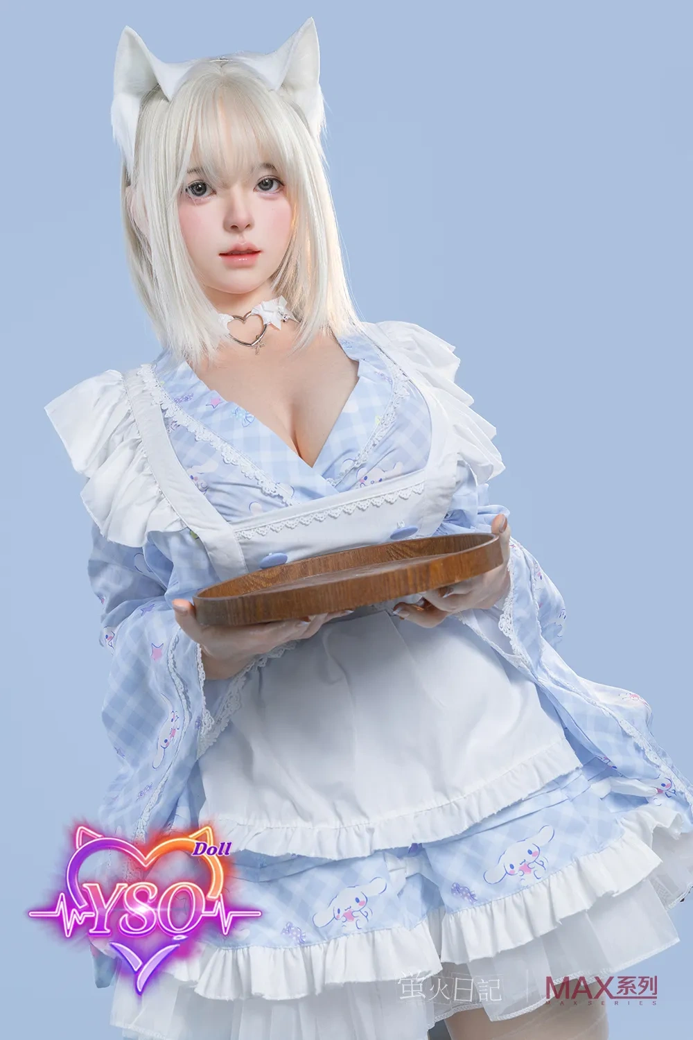 LiuLi - 160cm (5.25ft) Mythical White-Haired Beauty: Premium Silicone Art Doll - Enchanting Anime Aesthetic & Fully Customizable High-Tech Companion