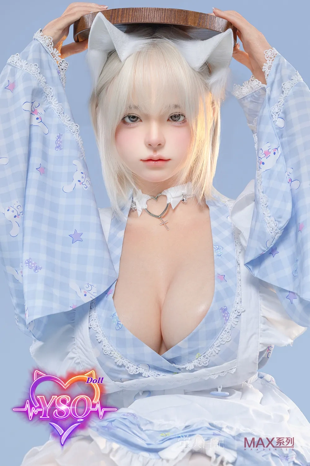 LiuLi - 160cm (5.25ft) Mythical White-Haired Beauty: Premium Silicone Art Doll - Enchanting Anime Aesthetic & Fully Customizable High-Tech Companion