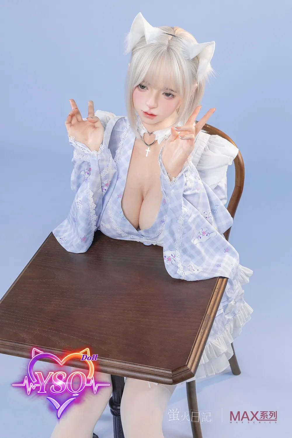 LiuLi - 160cm (5.25ft) Mythical White-Haired Beauty: Premium Silicone Art Doll - Enchanting Anime Aesthetic & Fully Customizable High-Tech Companion