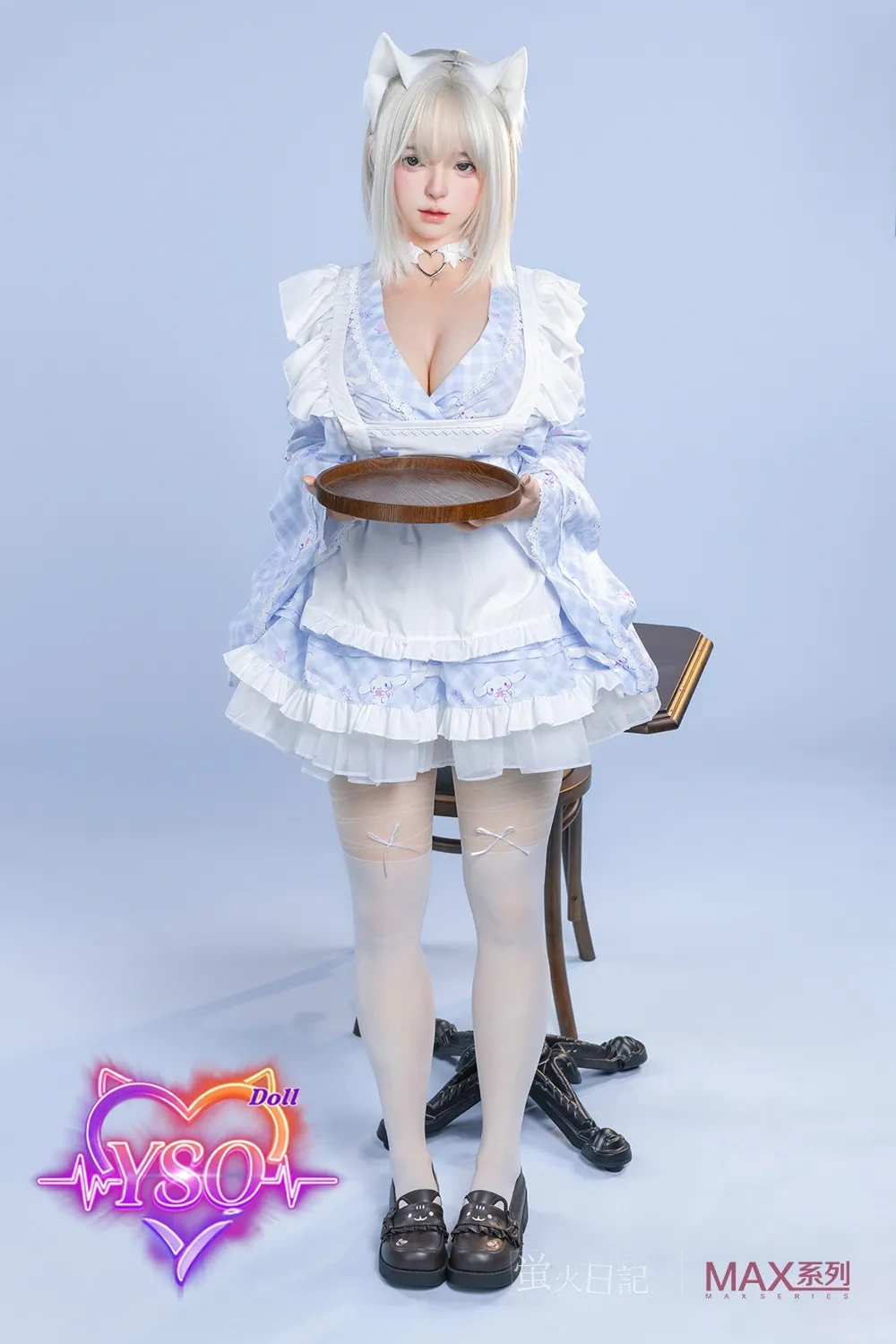 LiuLi - 160cm (5.25ft) Mythical White-Haired Beauty: Premium Silicone Art Doll - Enchanting Anime Aesthetic & Fully Customizable High-Tech Companion