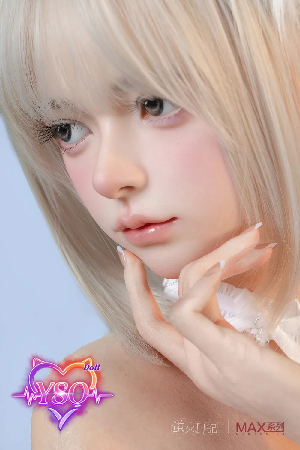 LiuLi - 160cm (5.25ft) Mythical White-Haired Beauty: Premium Silicone Art Doll - Enchanting Anime Aesthetic & Fully Customizable High-Tech Companion