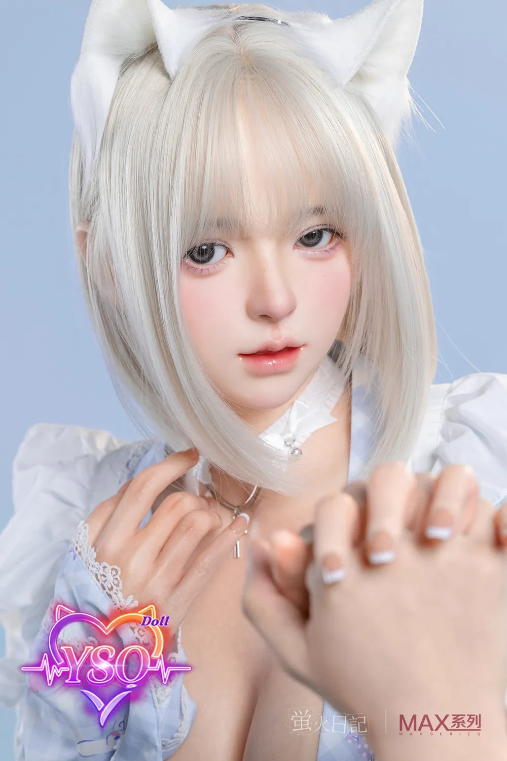 LiuLi - 160cm (5.25ft) Mythical White-Haired Beauty: Premium Silicone Art Doll - Enchanting Anime Aesthetic & Fully Customizable High-Tech Companion