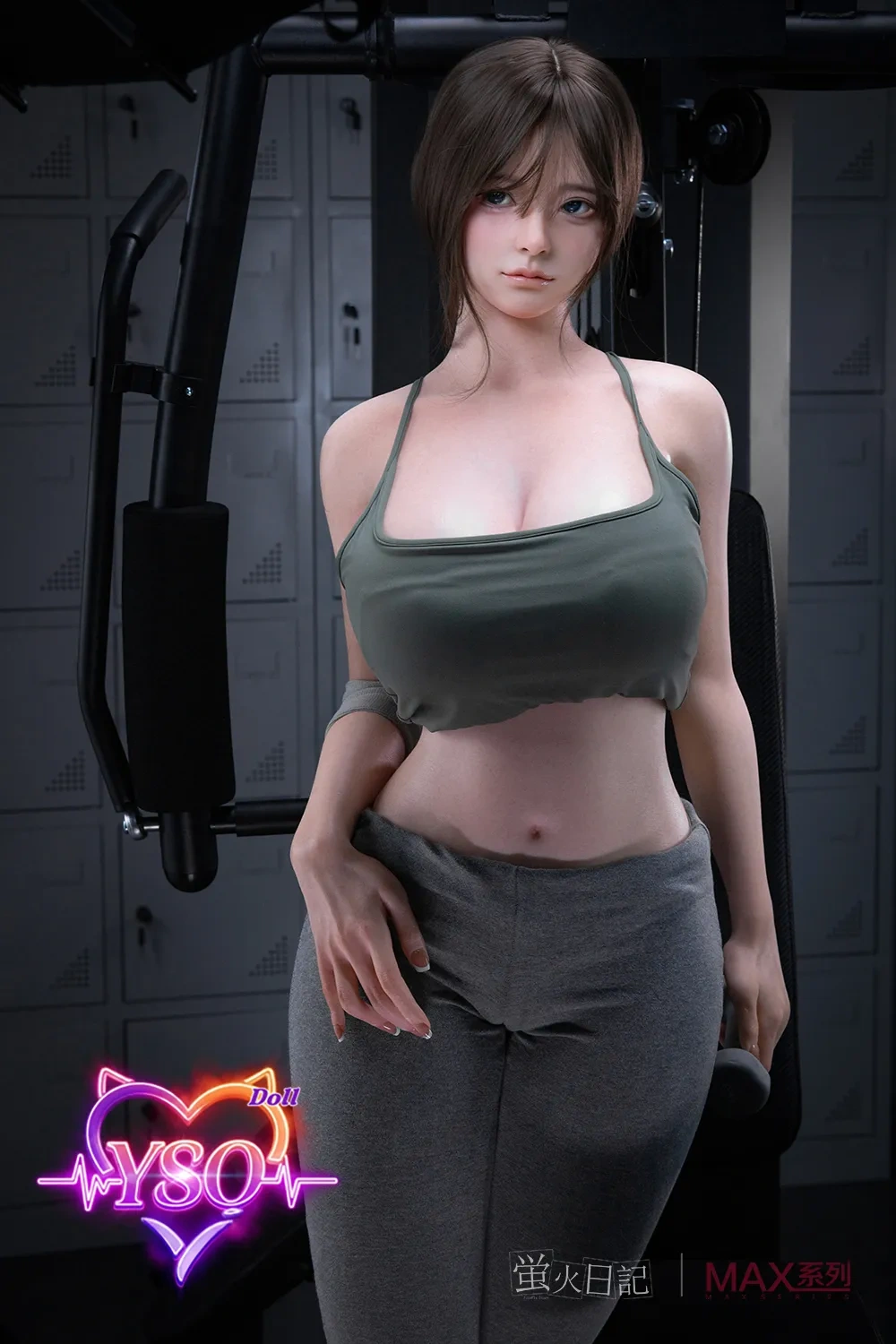 LiuLi - 160cm (5.25ft) Athletic Silicone Goddess: Toned Fitness Physique & Hand-Sculpted Muscles - 100% Fully Customizable Elite Edition