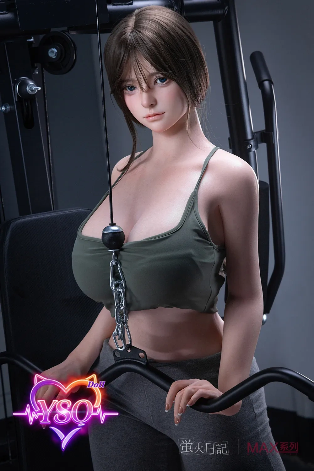 LiuLi - 160cm (5.25ft) Athletic Silicone Goddess: Toned Fitness Physique & Hand-Sculpted Muscles - 100% Fully Customizable Elite Edition