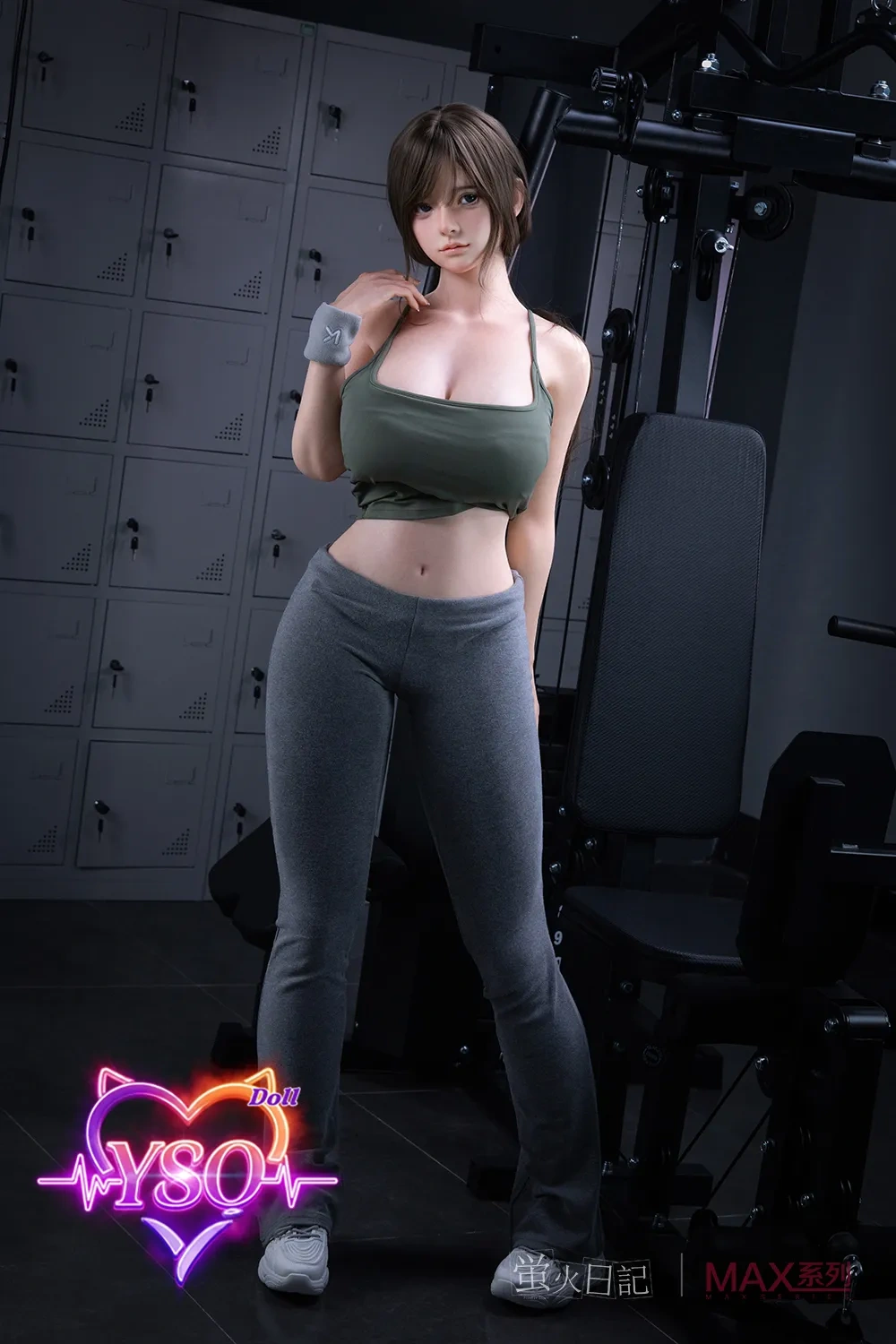 LiuLi - 160cm (5.25ft) Athletic Silicone Goddess: Toned Fitness Physique & Hand-Sculpted Muscles - 100% Fully Customizable Elite Edition