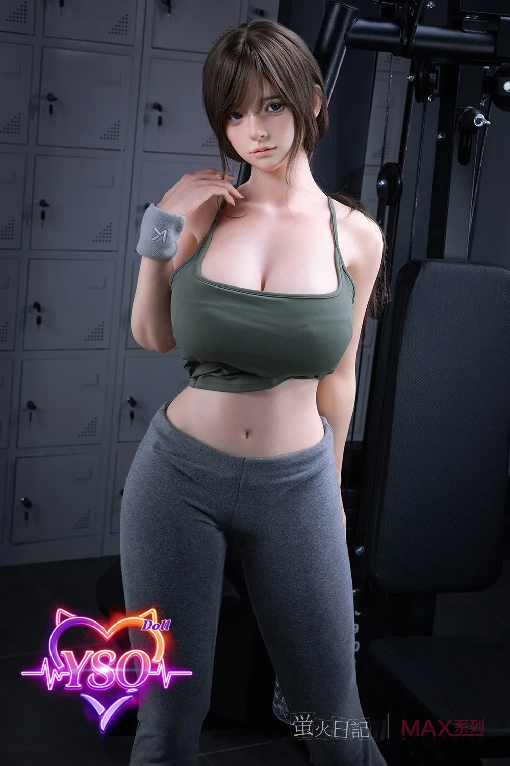 LiuLi - 160cm (5.25ft) Athletic Silicone Goddess: Toned Fitness Physique & Hand-Sculpted Muscles - 100% Fully Customizable Elite Edition