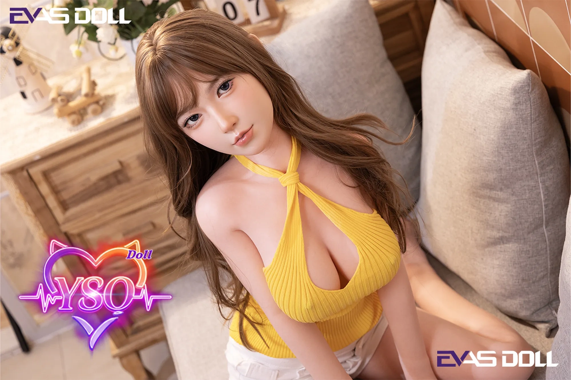 Yiyi-149cm (4.9ft) Enchanting Petite: Full Solid Platinum Silicone - Lush D-Cup Curves & Ethereal Charm - 100% Fully Customizable