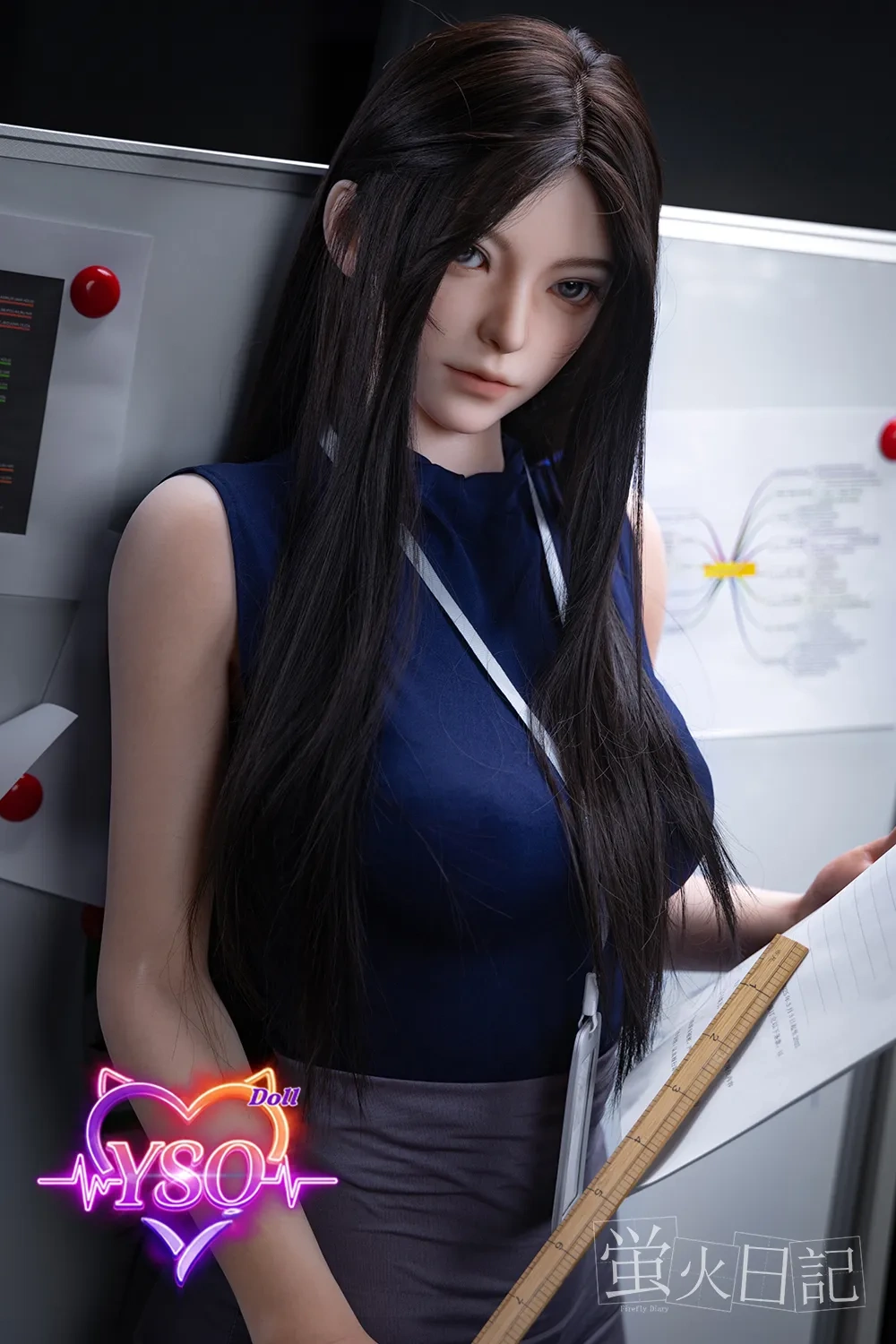 Tiancheng - 162cm (5.3ft) Executive Muse: Premium Platinum Silicone Doll - Sophisticated Office Chic & Gentle Soul - 100% Fully Customizable
