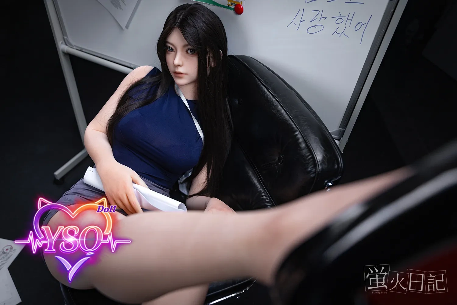 Tiancheng - 162cm (5.3ft) Executive Muse: Premium Platinum Silicone Doll - Sophisticated Office Chic & Gentle Soul - 100% Fully Customizable