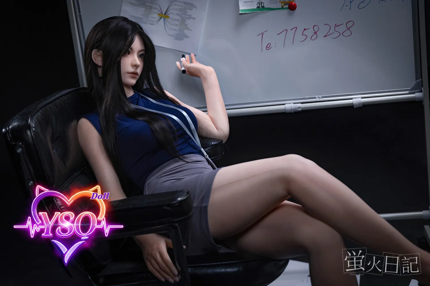 Tiancheng - 162cm (5.3ft) Executive Muse: Premium Platinum Silicone Doll - Sophisticated Office Chic & Gentle Soul - 100% Fully Customizable