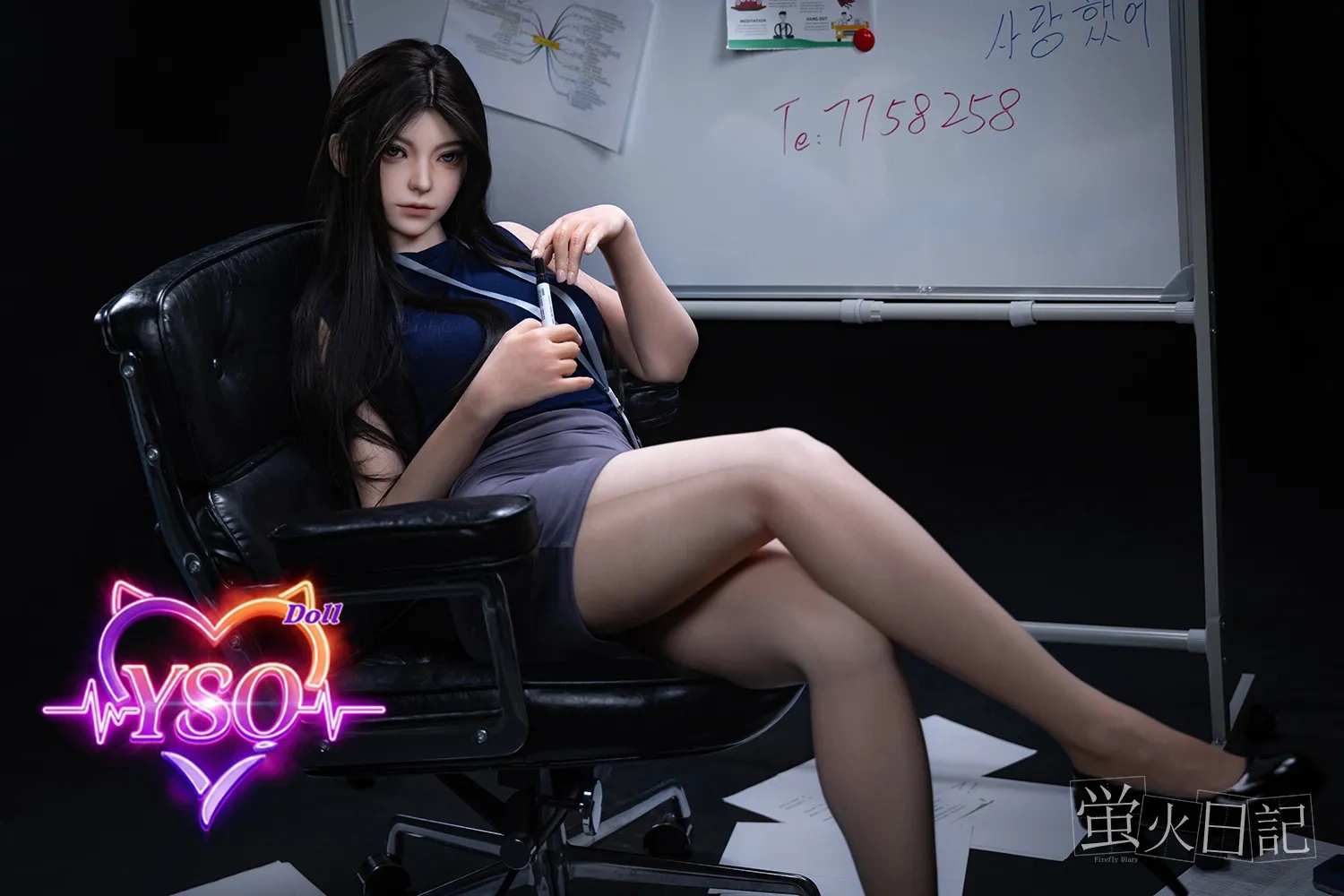 Tiancheng - 162cm (5.3ft) Executive Muse: Premium Platinum Silicone Doll - Sophisticated Office Chic & Gentle Soul - 100% Fully Customizable