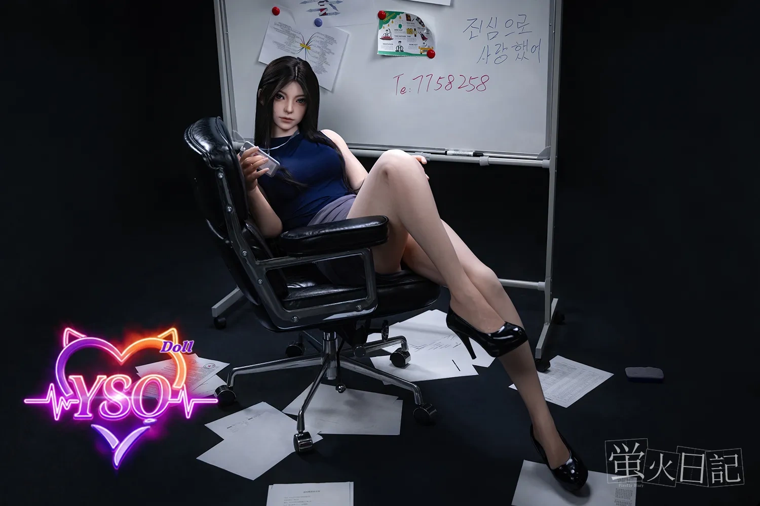 Tiancheng - 162cm (5.3ft) Executive Muse: Premium Platinum Silicone Doll - Sophisticated Office Chic & Gentle Soul - 100% Fully Customizable