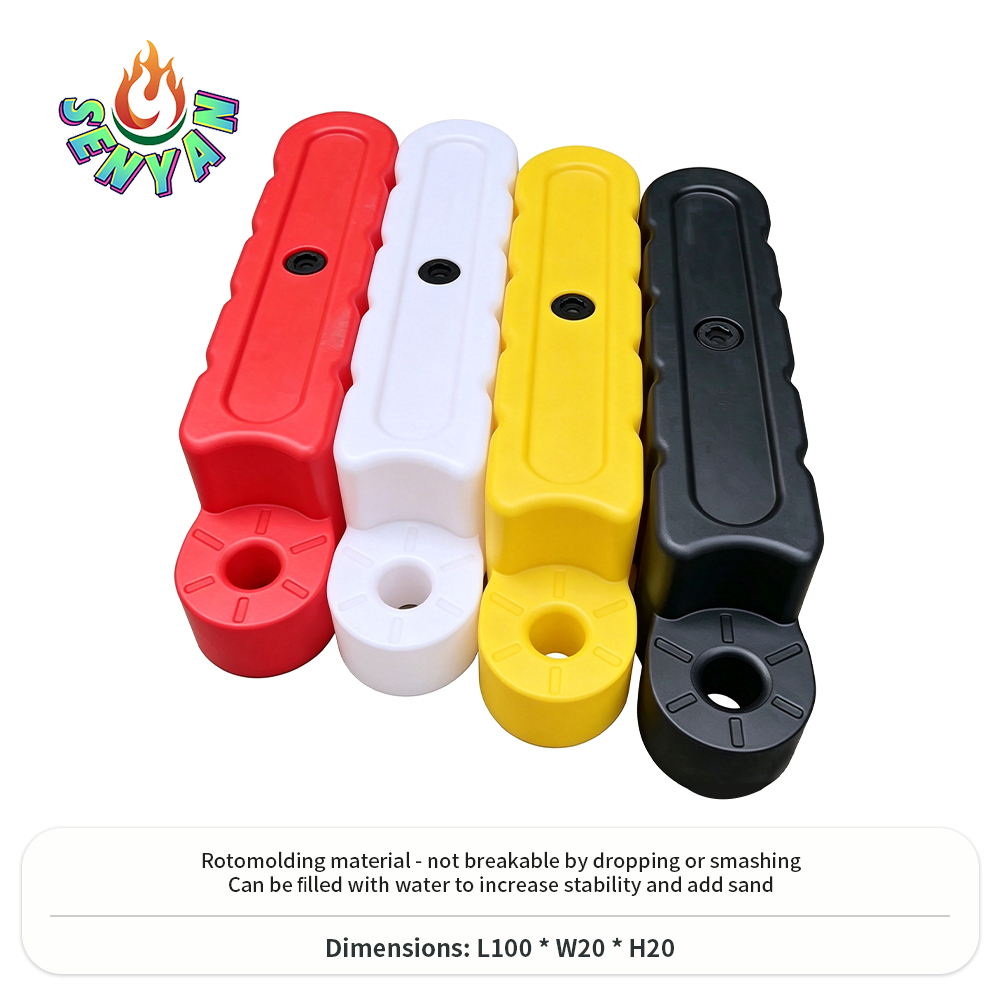 Water barrier anti-collision guardrail injection molding