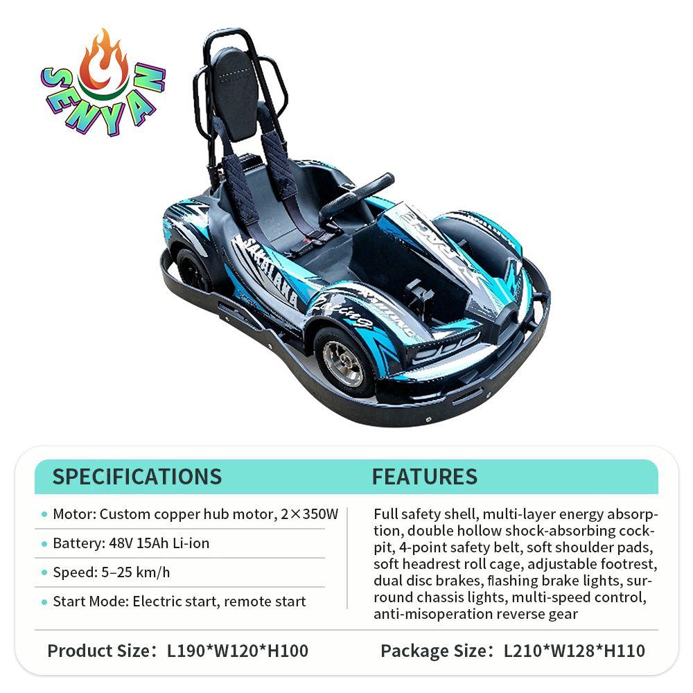 Children's Deluxe Karting Car Lithium Battery