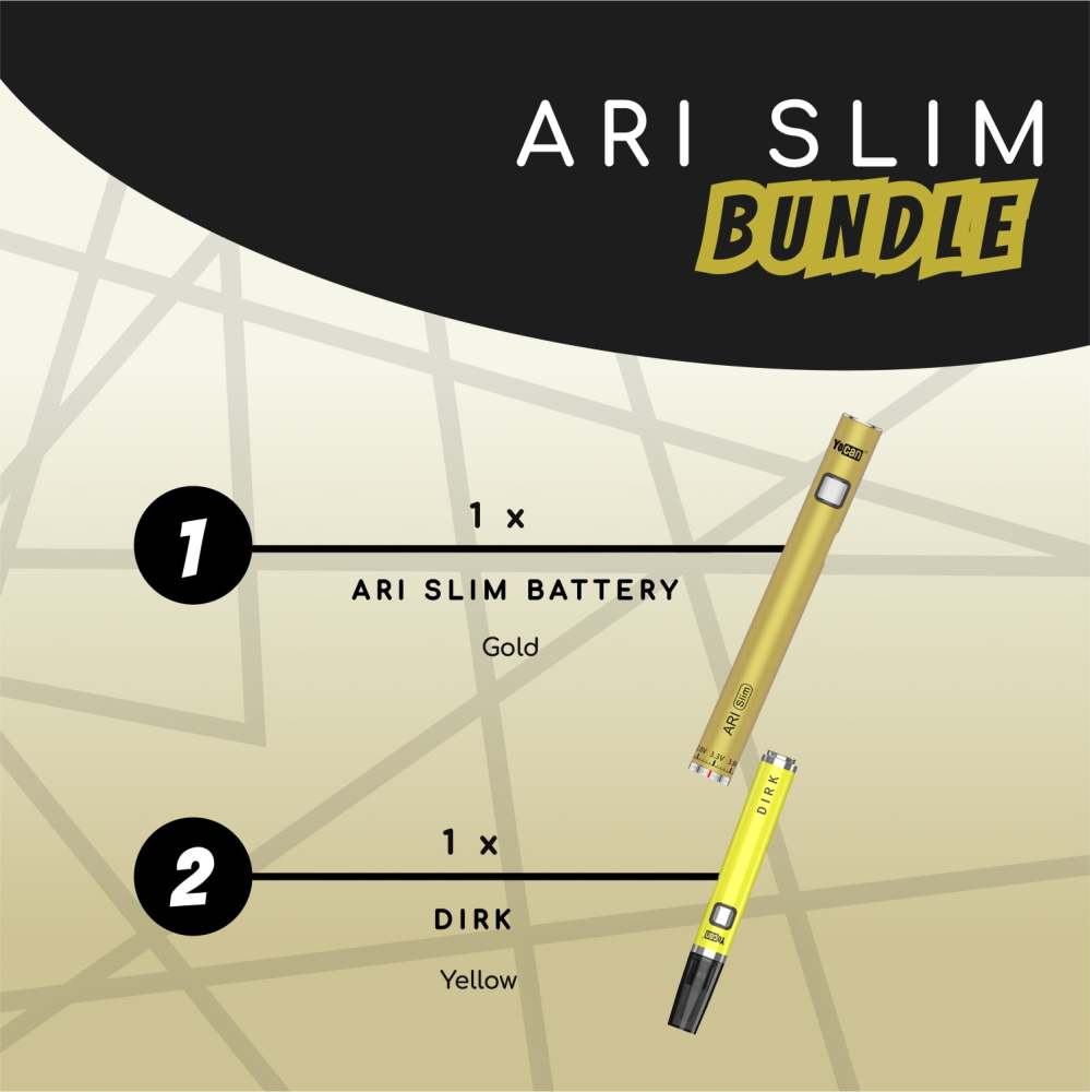 Yocan ARI Slim Gold x Dirk Bundle