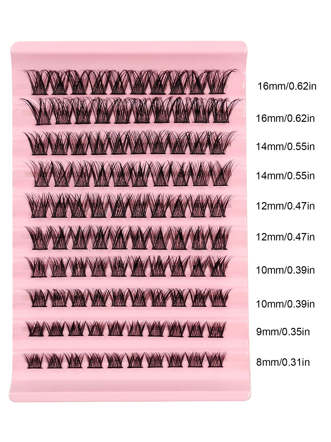 Asiteo 100Pcs Individual Lashes Extensions Manga Eyelash Clusters Wispy False Eyelashes Natural Look Fake Eyelashes At Home