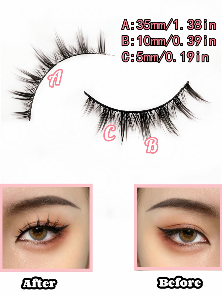 10 Pairs Manga Lashes Comic Barbie Lashes, Multilayer Natural Cross Thick False Eyelashes, Beautiful Fashion Professional Curling Lashes