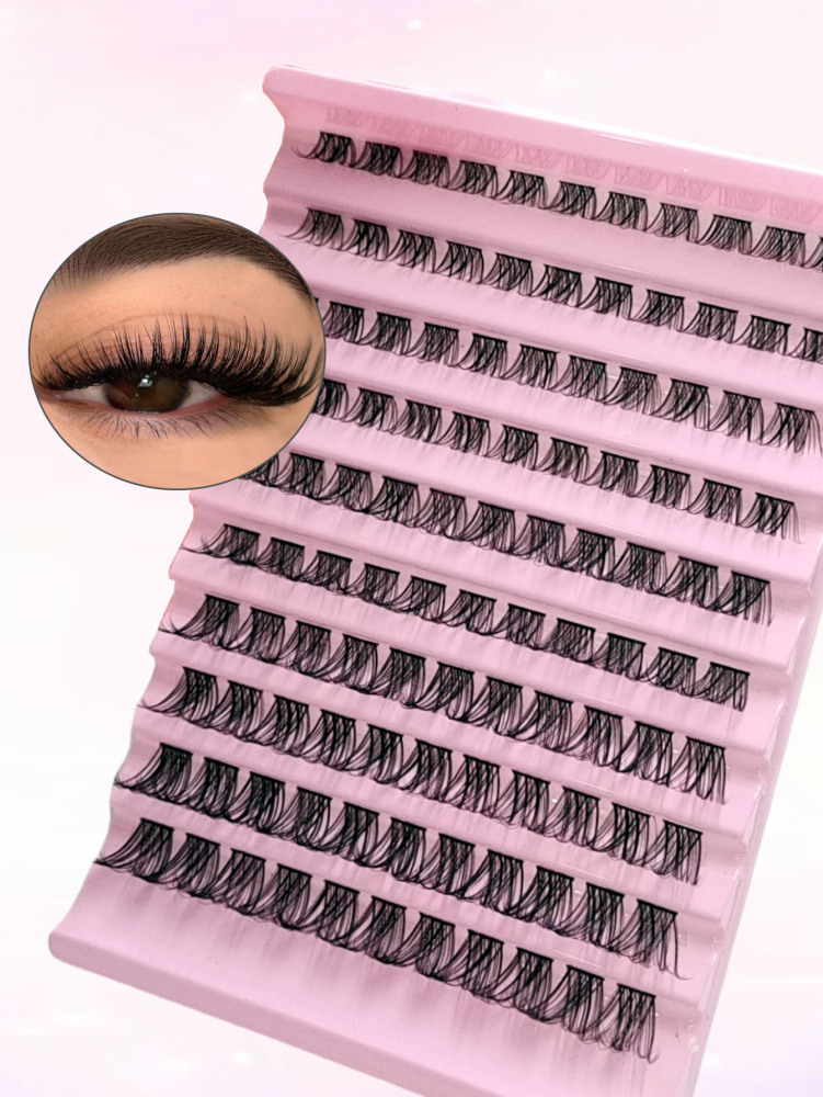 110 Clusters DIY Eyelash Extension Strong And Durable Wispy Soft Cluster Lash Thin Band Crossed Natural False Eyelashes Lash Clusters,Eye Lash Clusters,Individual Eyelashes,Lashes,Fake Lashes
