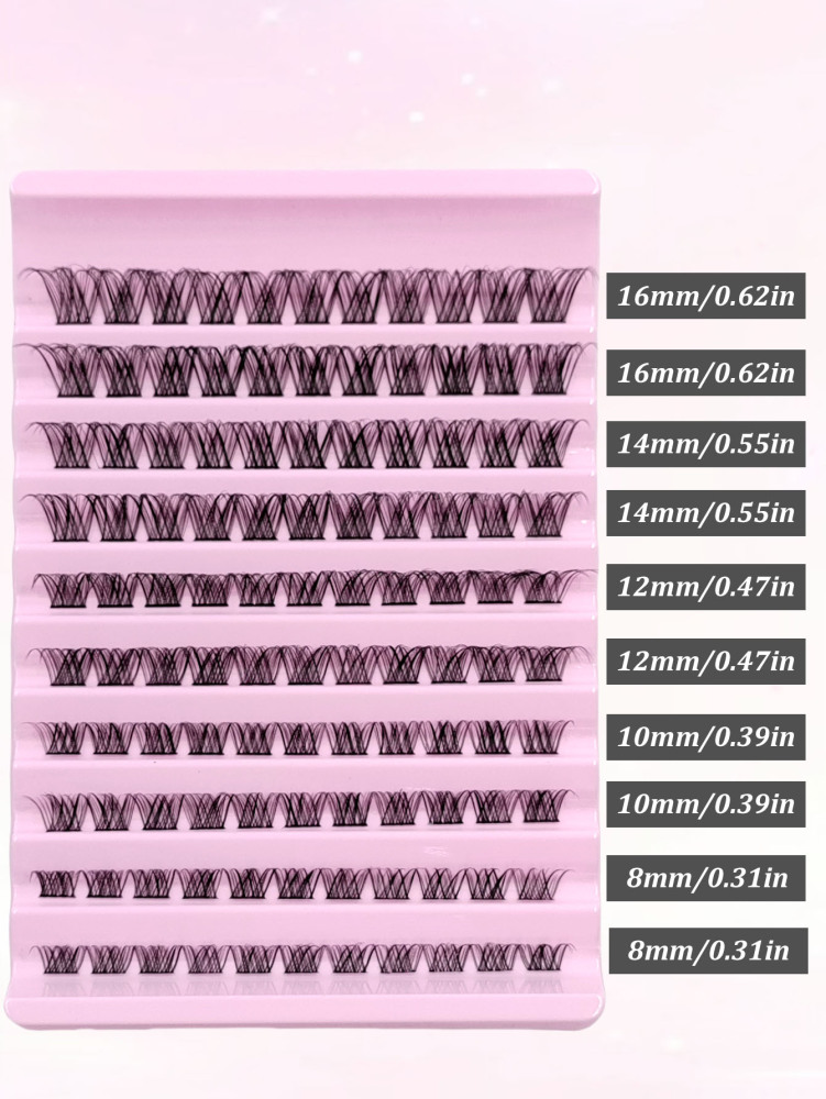110 Clusters DIY Eyelash Extension Strong And Durable Wispy Soft Cluster Lash Thin Band Crossed Natural False Eyelashes Lash Clusters,Eye Lash Clusters,Individual Eyelashes,Lashes,Fake Lashes