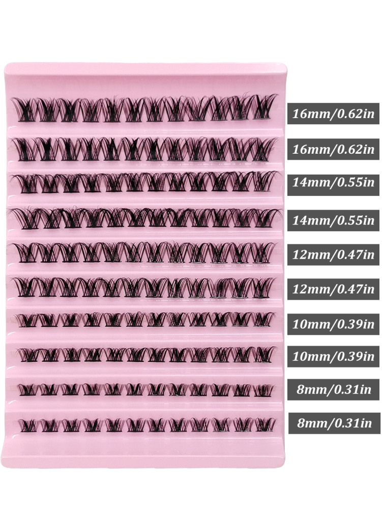 120PCS Cluster Lashes 8-16mm Individual Lashes Natural Look D Curl Fluffy Wispy Soft Cluster Lash DIY Eyelash Extension Lash Clusters,Eyelash Clusters,Individual Eyelashes,Lashes,Fake Lashes