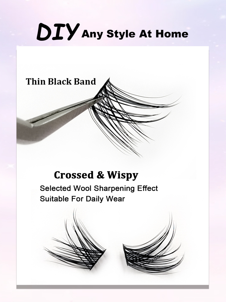 110PCS DIY Clusters Lash 8-16mm High Quality Fluffy Soft Wispy Individual Natural Look Lashes Lash Clusters, Eyelash Clusters, Individual Eyelashes, Lashes, Fake Lashes