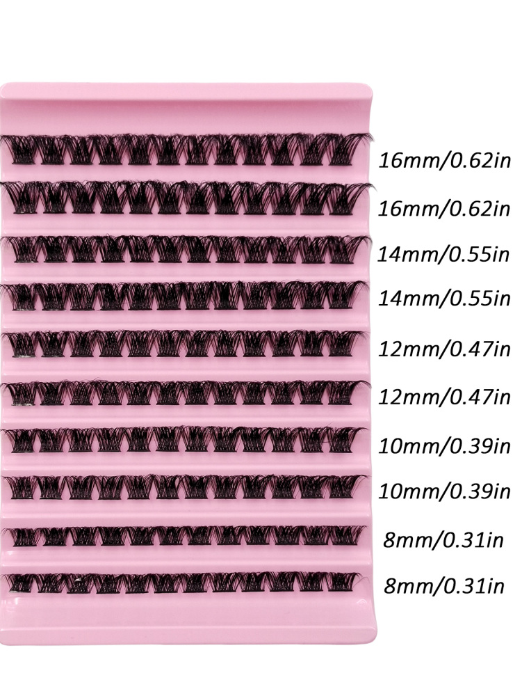120PCS D Curl DIY Lash Clusters For Individual Lashes Volume Eyelashes Long-Lasting​ Eyelash Extensions Thick Natural Looking Fake Lashes Lash Clusters, Eyelash Clusters, Individual Eyelashes, Lashes, Fake Lashes
