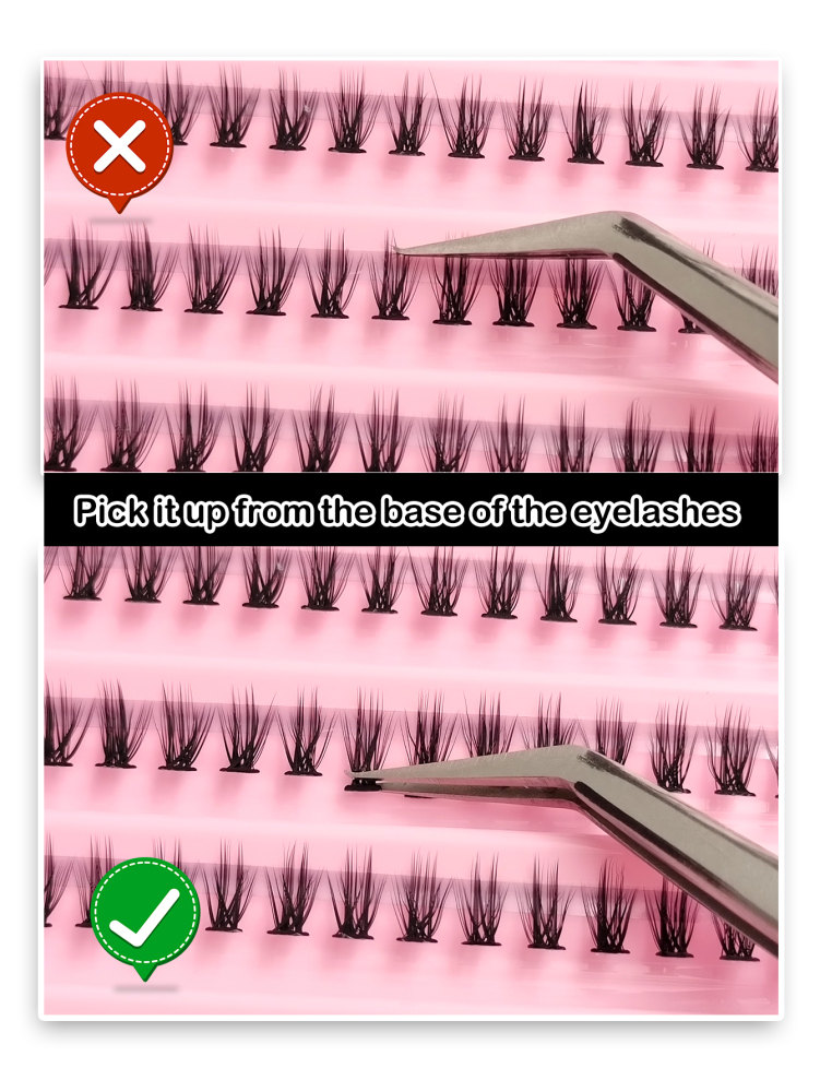 200 Pcs Bottom Cluster Lashes Natural Looking Reusable Bottom Lashes Mixed Length 6-8mm DlY Eyelash Extensions Soft Faux Mink Lashes For Beginners Easy To Use Salon-Quality Long-Lasting False Eyelash Extensions