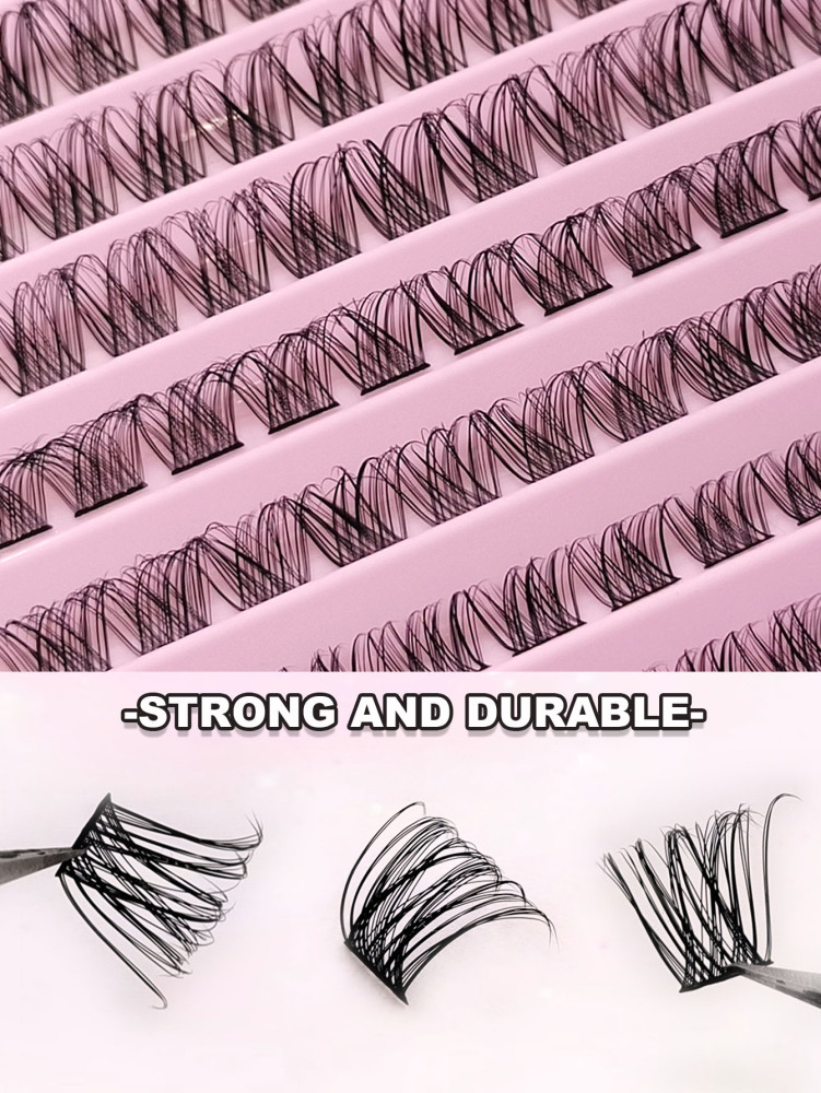 110 Clusters DIY Eyelash Extension Strong And Durable Wispy Soft Cluster Lash Thin Band Crossed Natural False Eyelashes Lash Clusters,Eye Lash Clusters,Individual Eyelashes,Lashes,Fake Lashes