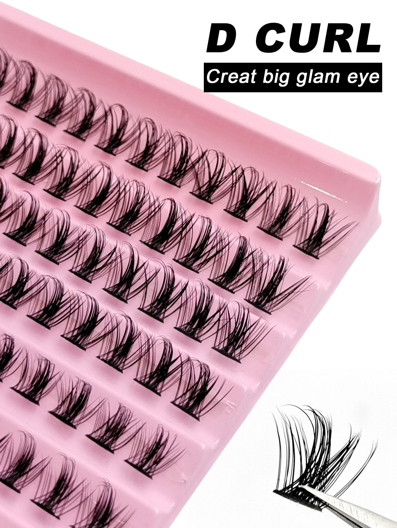 120PCS D Curl Clusters Lash Fluffy Soft Eyelash Extension Wispy Cluster Lash Thin Band Crossed Natural Look False Eyelashes For Daily Life&Wedding&Dating&Party&Music Festival&Spring Day&Travel Lash Clusters,Eye Lash Clusters,Individual Eyelashes,Lashes,Fa