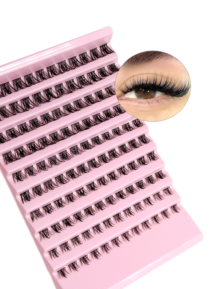120 PCS DIY Cluster Mixed Length Lashes Natural Soft Eyelash Extension Curl Individual Lashes Can DIY Your Favorite Style At Home Lash Clusters,Eyelash Clusters,Individual Eyelashes,Lashes,Fake Lashes