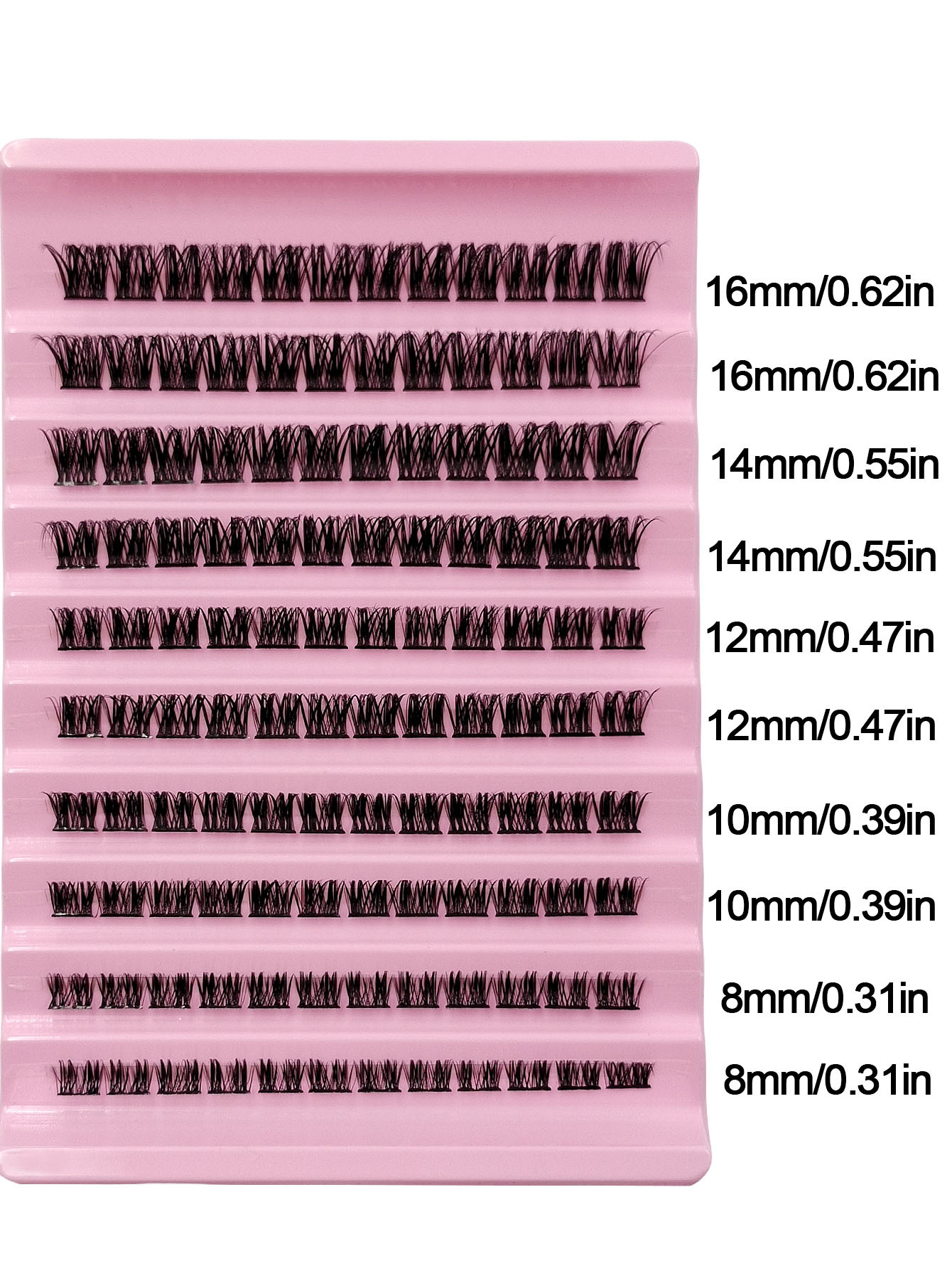 120PCS D Curl Cluster Lashes Volume Crossed Lashes Natural Look 8-16MM DIY False Lashes Fluffy Soft Eyelashes Extension Lash Clusters, Eyelash Clusters, Individual Eyelashes, Lashes, Fake Lashes