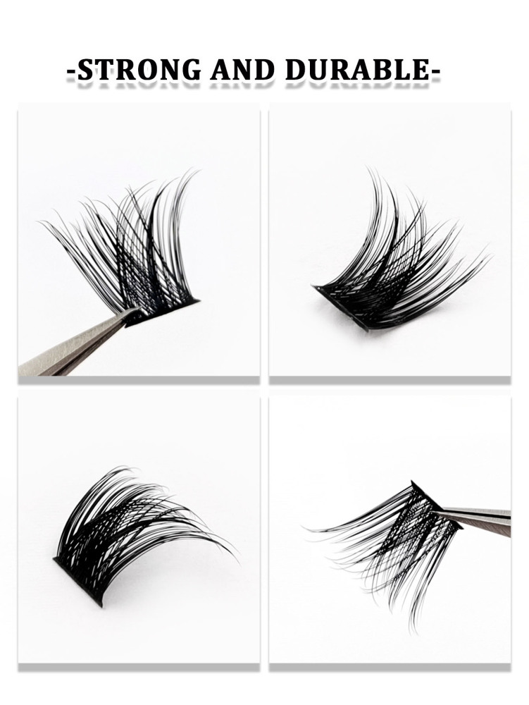 120 PCS Dramatic Eyelashes Bundles Crossed Natural Soft Faux Mink Individual Fluffy DIY Clusters Lashes Segmented Eyelash Extensions Makeup Lash Clusters,Eyelash Clusters,Individual Eyelashes,Lashes,Fake Lashes