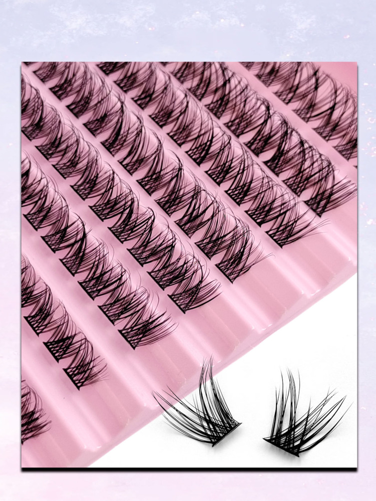 120 PCS D Curl Clusters Lashes Reusable Individual Eyelashes Natural Soft Eyelash Clusters DIY Eyelash Extensions Easy Wearing Travel Essentials Makeup Tools Lash Clusters,Eyelash Clusters,Individual Eyelashes,Lashes,Fake Lashes