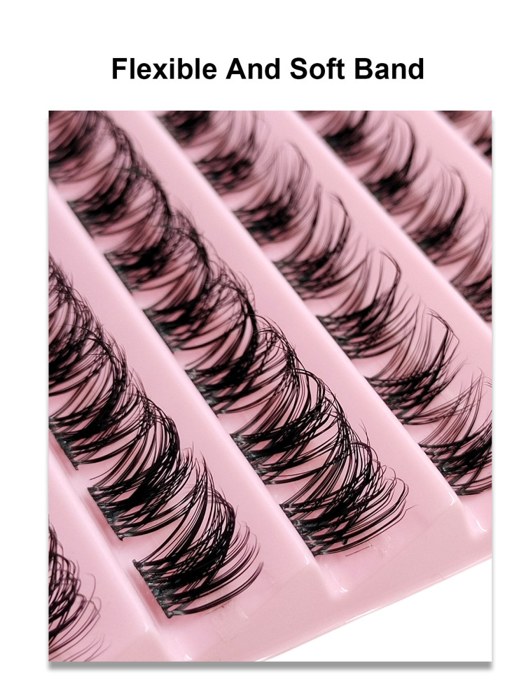 120 PCS DIY Cluster Mixed Length Lashes Natural Soft Eyelash Extension Curl Individual Lashes Can DIY Your Favorite Style At Home Lash Clusters,Eyelash Clusters,Individual Eyelashes,Lashes,Fake Lashes