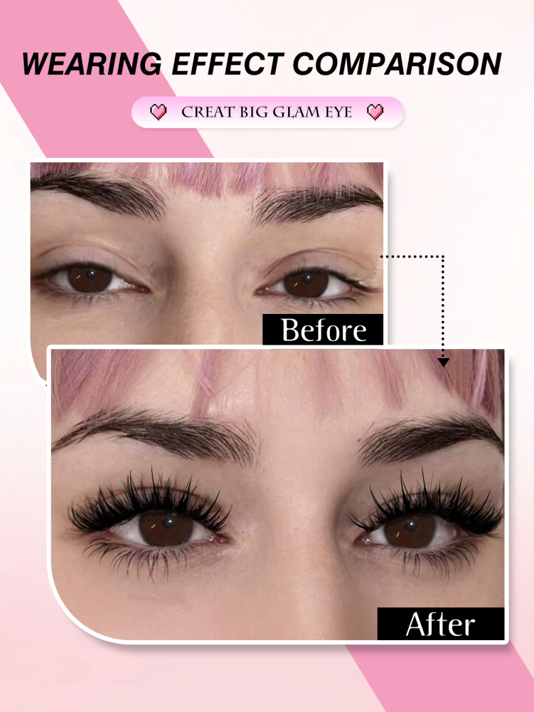 5 Pairs Messy Natural Wet Lashes Clear Band Lashes Enlarged Eye Full Strip Lashes Wispy Soft Realistic False Eyelashes Suitable For Holiday Parties Halloween Christmas False Eyelashes For Various Occasions