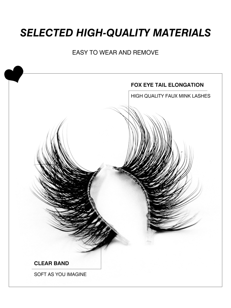 10 Pairs Half Eye Lashes Fluffy Lightweight And Soft Natural Look False Eyelashes Cat Eye Lashes ,For Used Daily Makeup Extensions Reusable Suitable For Holiday Parties Christmas Stocking Christmas Gifts False Eyelashes