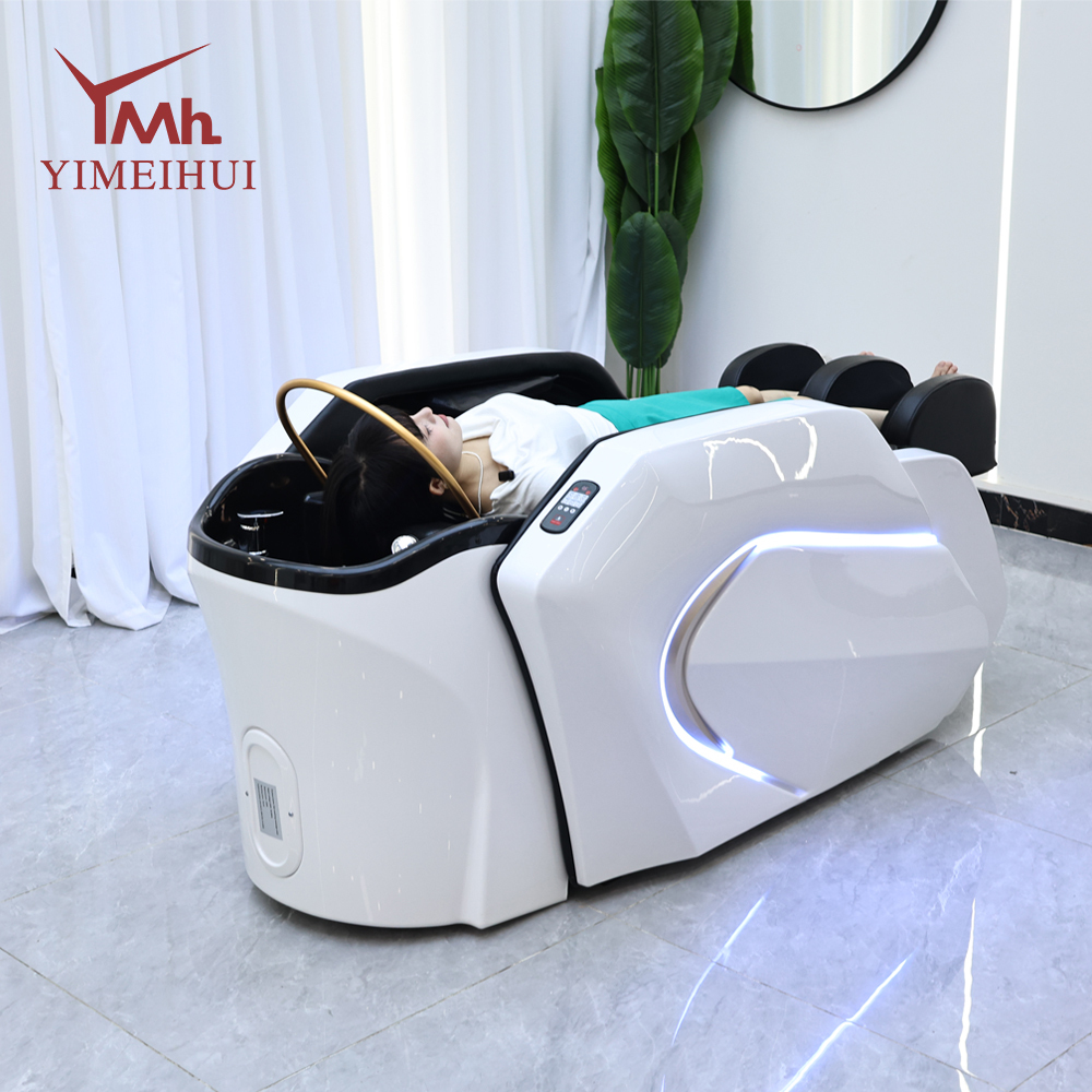 Multifunctional Electric Head Therapy Massage Bed with Leg Massage & Ergonomic Design