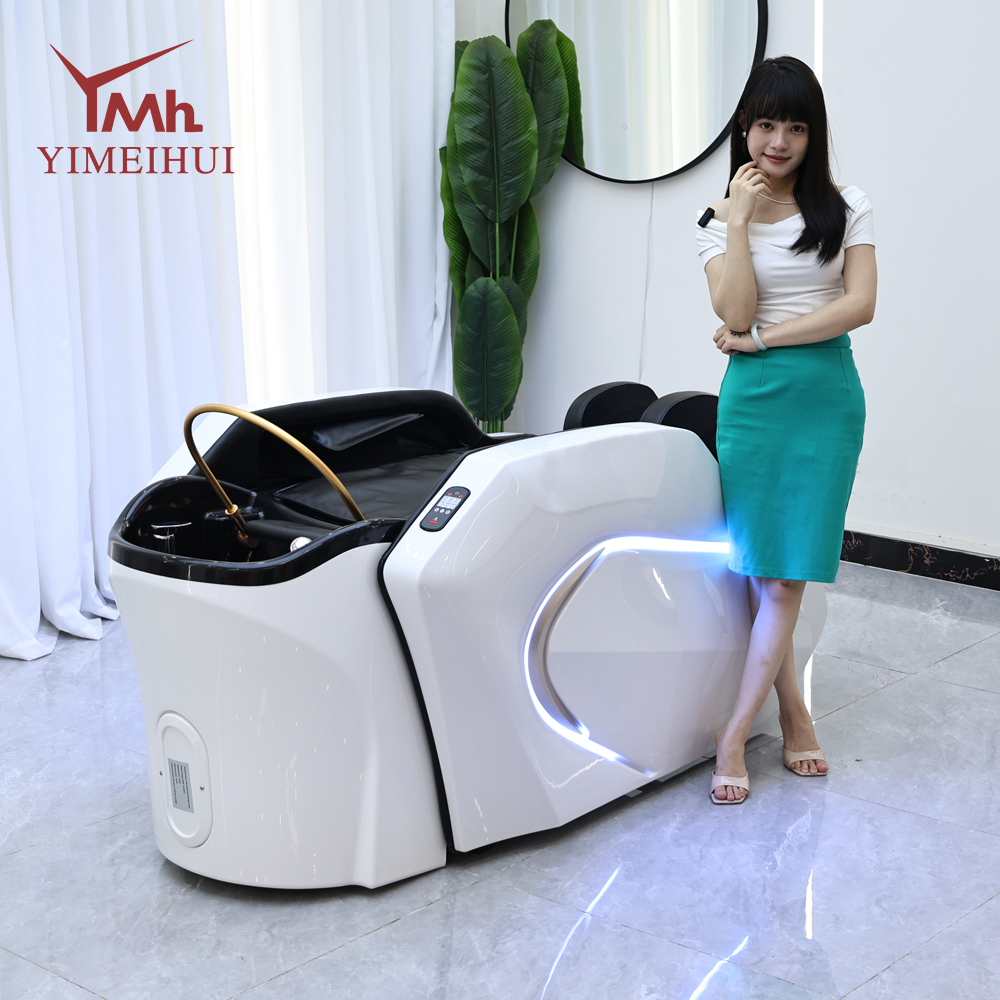 Multifunctional Electric Head Therapy Massage Bed with Leg Massage & Ergonomic Design