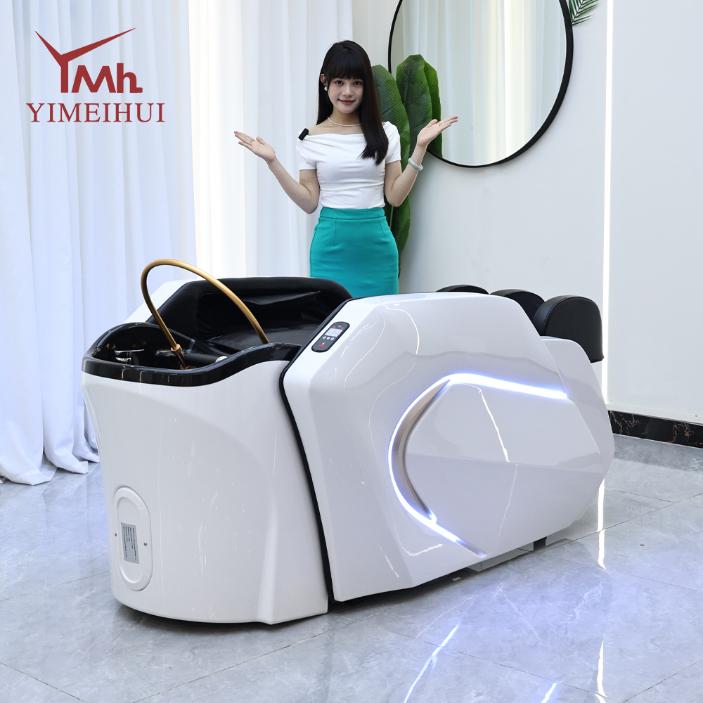 Multifunctional Electric Head Therapy Massage Bed with Leg Massage & Ergonomic Design