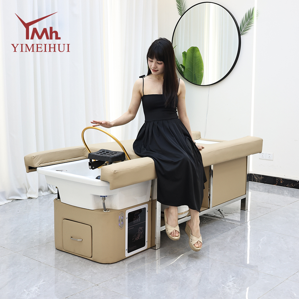 Functional Multifunctional Head Spa Bed with Drawer & Shelf Storage