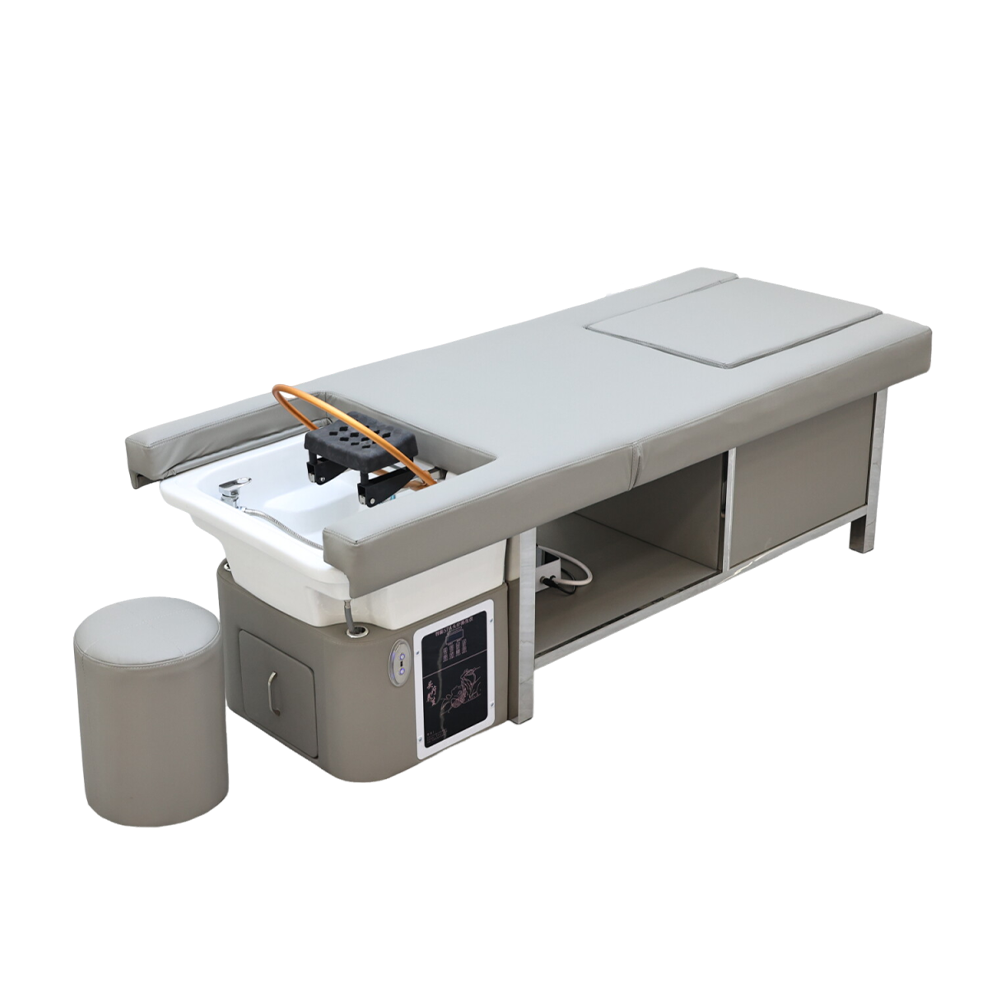 Functional Multifunctional Head Spa Bed with Drawer & Shelf Storage